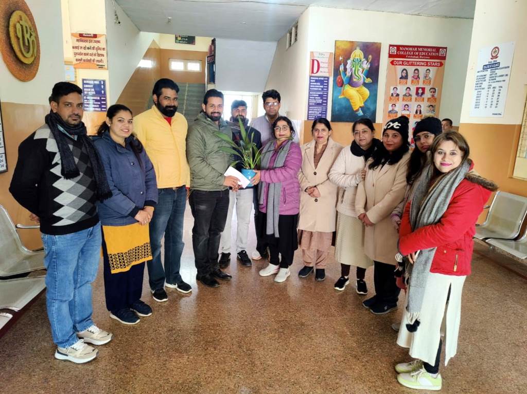 A lecture was given at the BEd college on the HTET exam pattern time management and the importance of regular practice